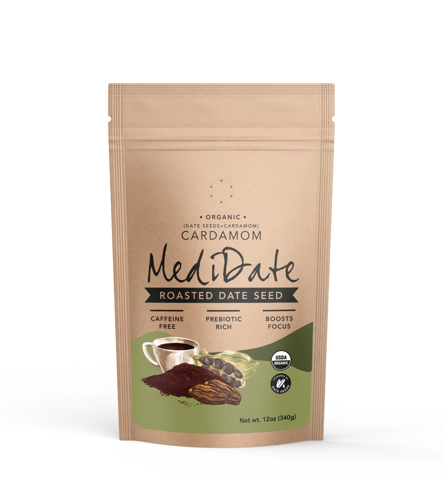 Roasted Date Seeds + Cardamom – MediDate