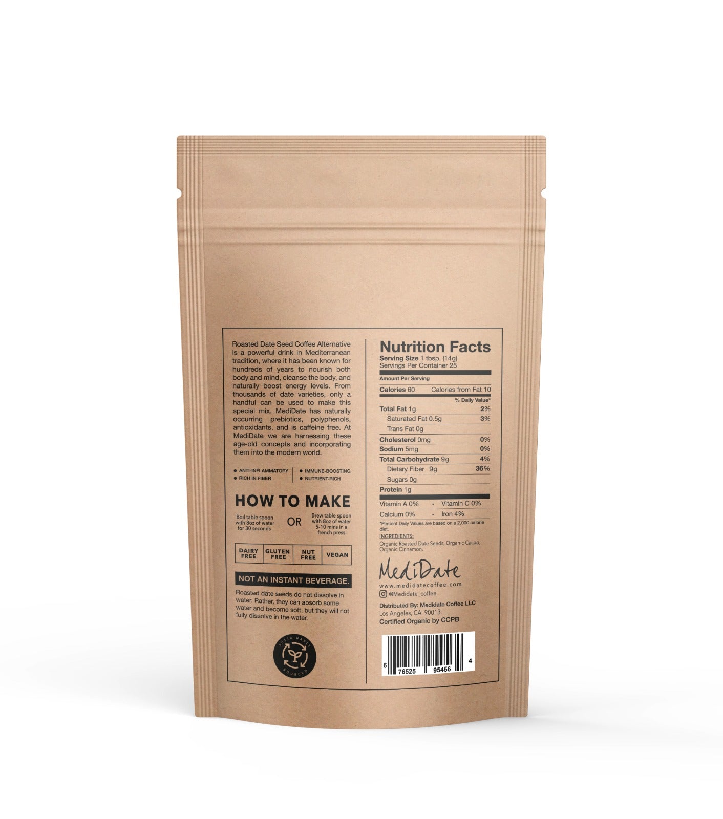 Roasted Date Seeds + Cacao + Saigon Cinnamon image 1