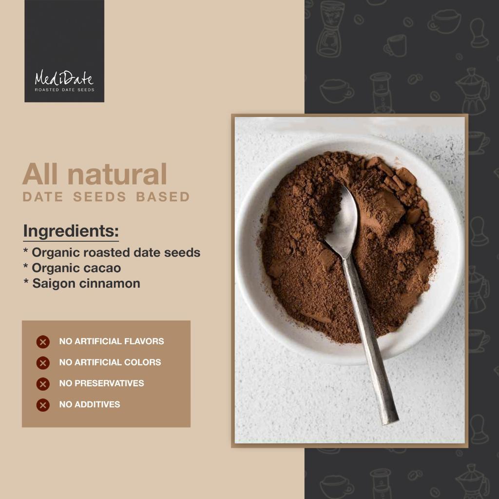 Roasted Date Seeds + Cacao + Saigon Cinnamon image 2